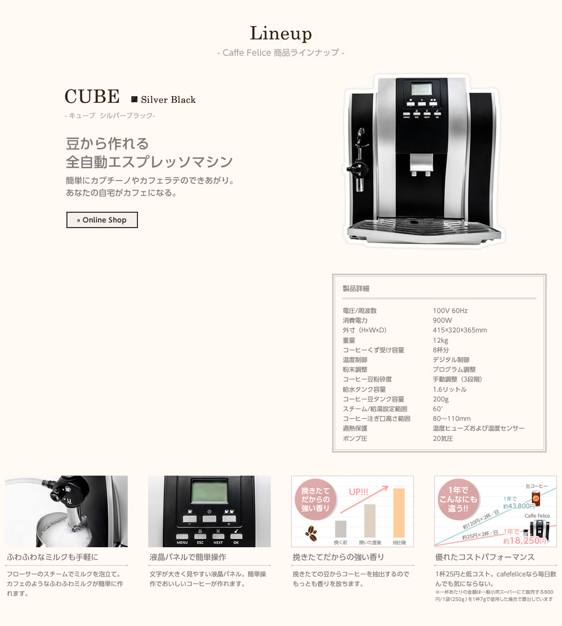 商品ラインナップ